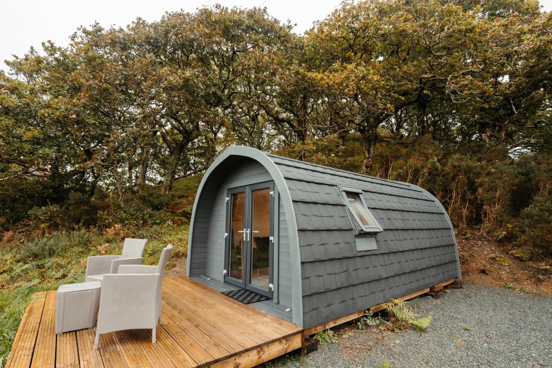 Cefn Crib Cabins Machynlleth Exterior foto